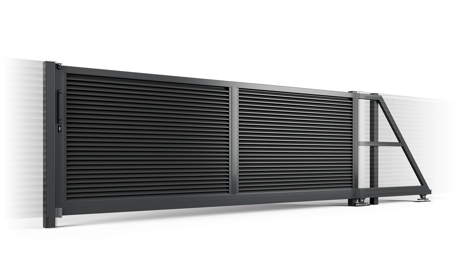 Samonosná posuvná brána LineaGUARD MODEL LG.PS004 - RAL7016 